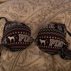 pink push up bra
